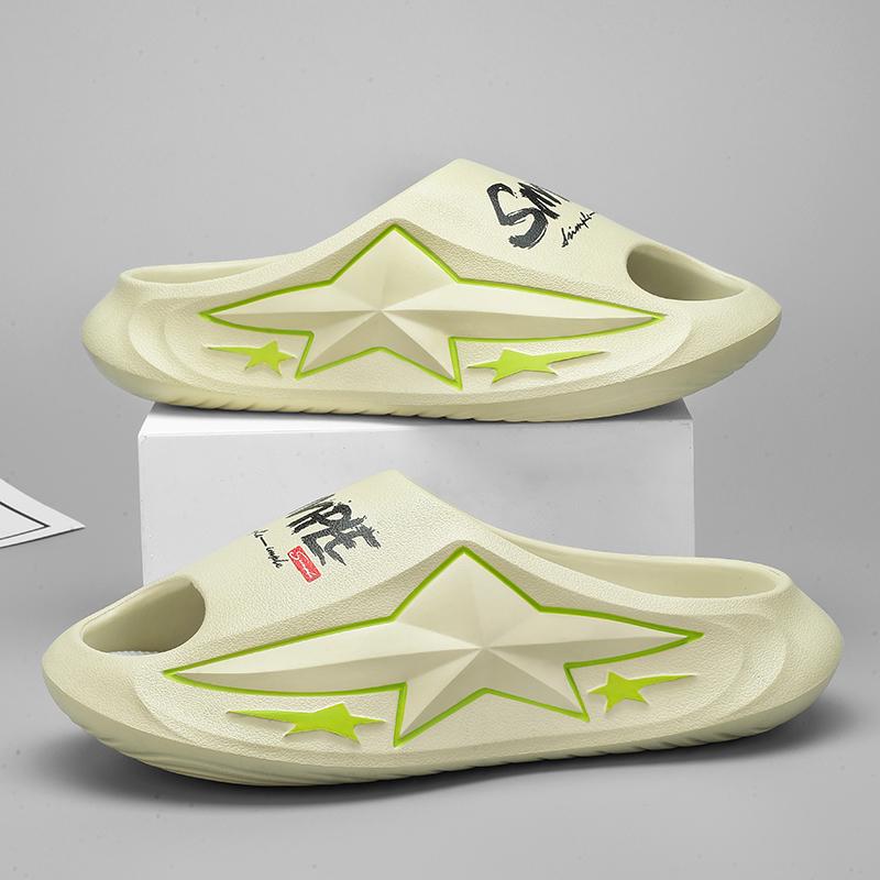 Модные новые распродажи удобные мужские тапочки Eva сандалии с толстой подошвой для мужчин летние пляжные индивидуальные новые стильные нескользящие мужские туфли