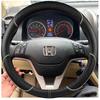 Ручная прошивка чехла на руль автомобиля для Honda CRV CR-V 2007 2008 2009 2010 2011 Сделай сам Замша и Кожа Аксессуар для интерьера