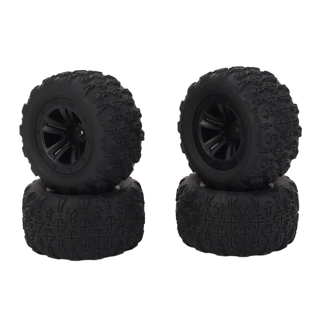 4 Pcs RC Wheel Tire Superior Handling Enhanced Control Abrasion Resistant Rubber Wheel Tyre for WLTO