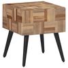 VidaXL Table d'appoint 40x40x45 cm teck de récupération massif 358522