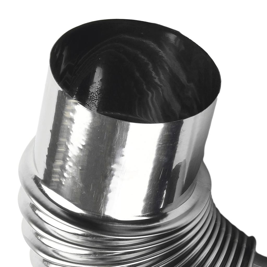 Гибкий дымоходный вкладыш из нержавеющей стали с регулируемыми отводами для печи - Устойчивый к коррозии, Высокая термостойкость, Легкая установка