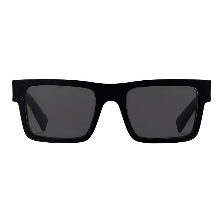 Prada Symbole Acetate Sunglasses Square Men sunglasses Black Gray APR19W-E1AB-F05S0-C-052