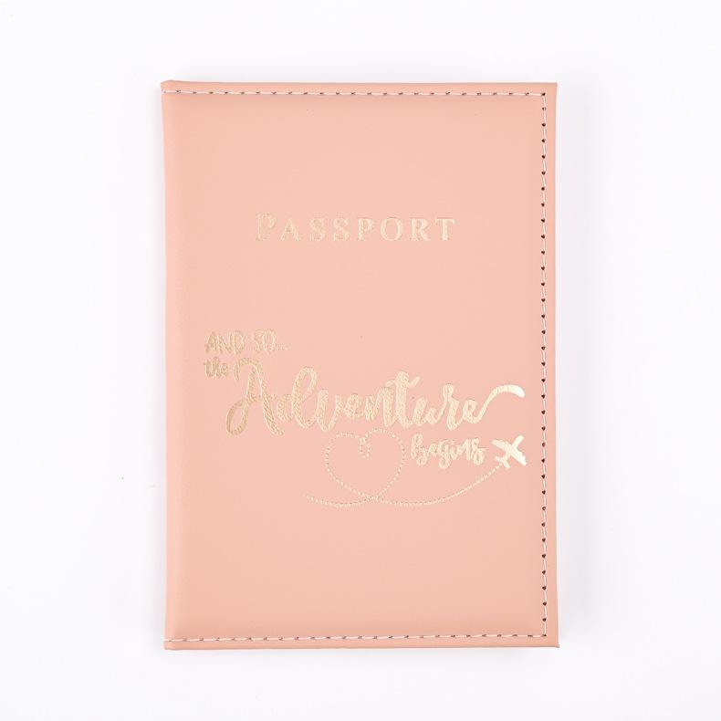 Новая модная обложка для паспорта с буквенным принтом для женщин и мужчин, дорожная обложка для свадебного паспорта, дорожный чехол