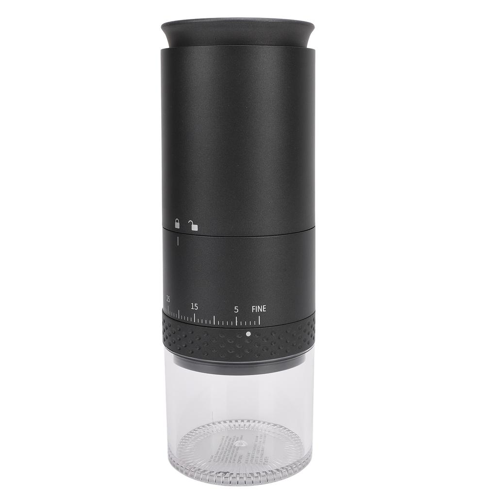 One Touch Coffee Grinder 110ml Powder Capacity Removable Chamber 38 Speeds USB Rechargeable Coffee Grounder Mill