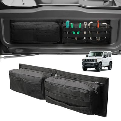 Virauto Сверление Карман для хранения на задней двери для Suzuki Jimny и JC74W 2018 Задняя и задняя дверь для хранения Места для мелочей и кемпинга Легкий автомобильный заказной