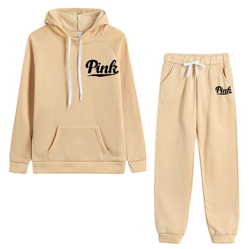 Спортивный костюм женский комплект из двух предметов зимний спортивный костюм осенний брючный костюм женские однотонные спортивные костюмы спортивный костюм с капюшоном комплект с капюшоном