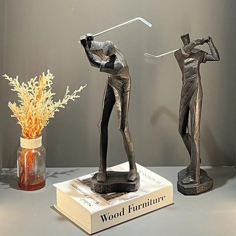 Resin Creative Accessories Art Luxury Miniature Nordic Sculptures Aesthetic Kawaii Figurines Funny Ornaments Valentines Day Gift Room Decorations