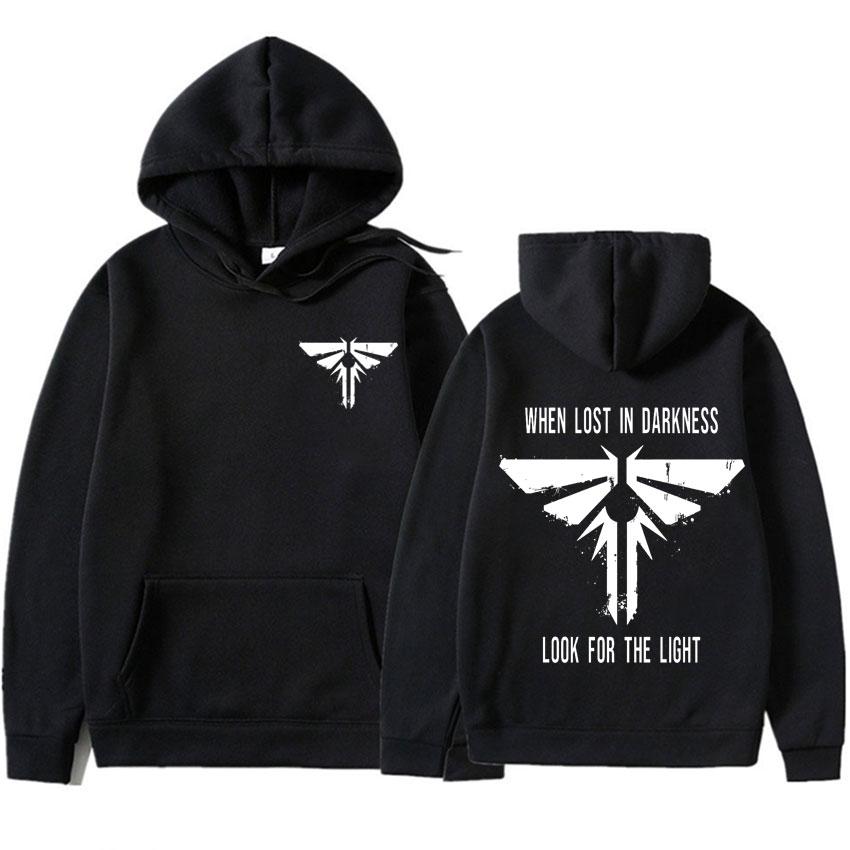 The Last of Us Харадзюку Худи Хипстер Когда потерялся во тьме ищи свет Худи Светлячок Мужские Женские Толстовки