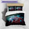 Ronaldo's Leo Messi's Legacy Bedding Set, Breathable Duvet Cover with Pillowcases, Soft Bed Linen for Bedroom Home Decoration, Perfect Festival Birthd