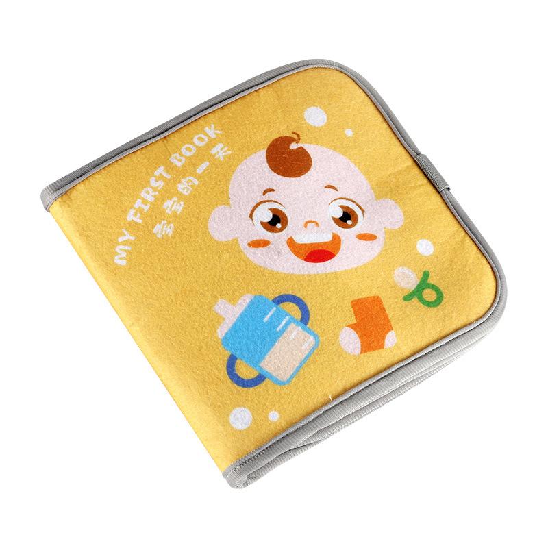 Детская тканевая книга Раннее образование Ребенок разрывается Не может быть сломан Укус Трехмерная рука разрывается Книга Детские познавательные развивающие игрушки