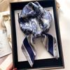 Luxury Brand  Skinny Neckerchief Scarf For Women Satin Silk Ribbons Bandana Ladies Neck Tie Wrist Wrap Shawl Echarpe