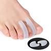 2 шт.=1 пара Силиконовый разделитель пальцев ног, косточка, педикюрный корректор, прочный вальгус большого пальца стопы