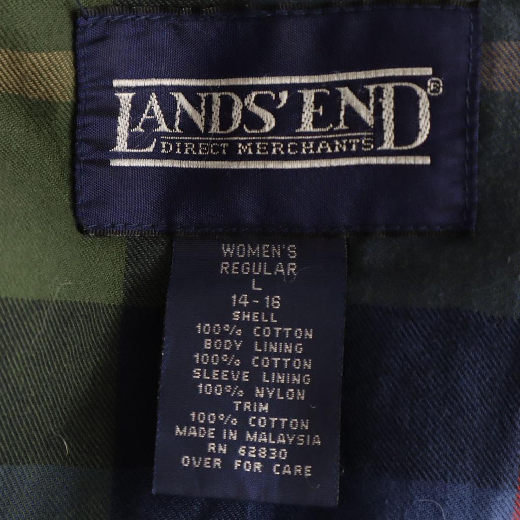 LANDS' END 90s Old Coverall M Women Used