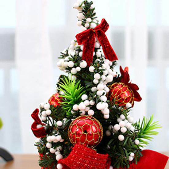 Рождественское настольное украшение Маленький размер Декоративное Нежное Многоразовое Широкое применение Украсить Искусственная Красочная Праздничная Мини-рождественская елка для Торгового центра