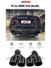 BMW 5 серии G30 (2018-2022 гг.) Черный хромированный глушитель выхлопных газов M5 с четырьмя выходами