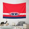 Washington Wizards Red Team Logo Design Pattern Wall Hanging Tapestry Decorative Tapestry Home Decor for Bedroom and Living Room
