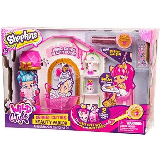 Shopkins Season 9 Wild Style - Kennel Cuties Beauty Salon Playset