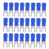 50Pcs Fork Terminal Insulated 14‑12AWG Wire Crimp Connector Set Kit for Equipment SV3.5‑4
