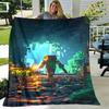 1pc Blanket Minecraft11 Print Design, Lightweight Blanket for Sofa, Bed- Soft &Warm, Gift for All Seasons like Christmas, Halloween