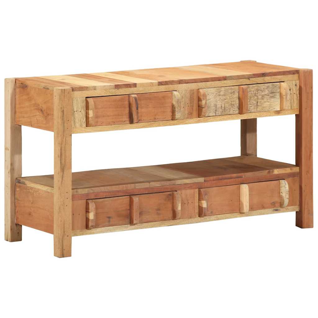 TV Stand in Brown 83 x 33 x 46 cm Solid Upcycled Wood