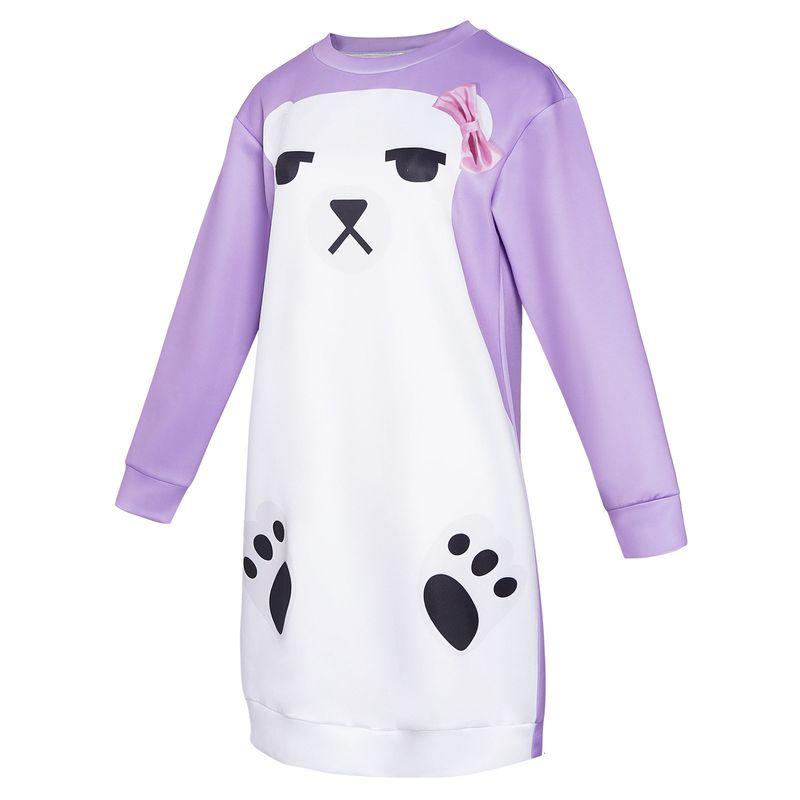 Foreign Trade Cross-Border Cosplay Costume Halloween Purple Bear Pajamas Cosplay Two-Dimensional Character Role-Playing Stage Costume