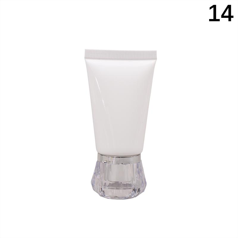 Белый 30 г косметический мягкий тюбик лосьон для рук крем шампунь жидкий контейнер тюбик пустой флакон портативный дорожный флакон для шампуня