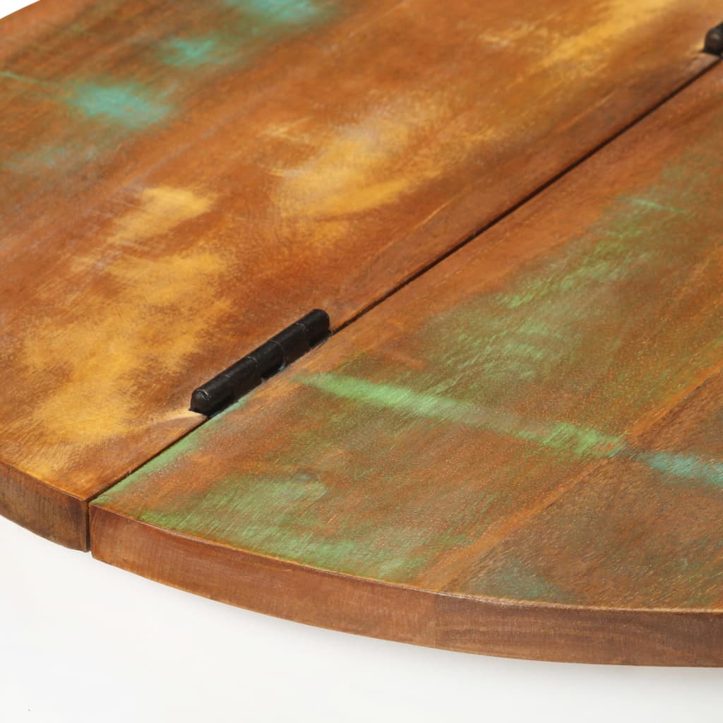 White Coffee Table 50 x 27 cm Solid Reclaimed Wood