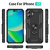 For iPhone 17 Case PC+TPU Phone Cover with Kickstand