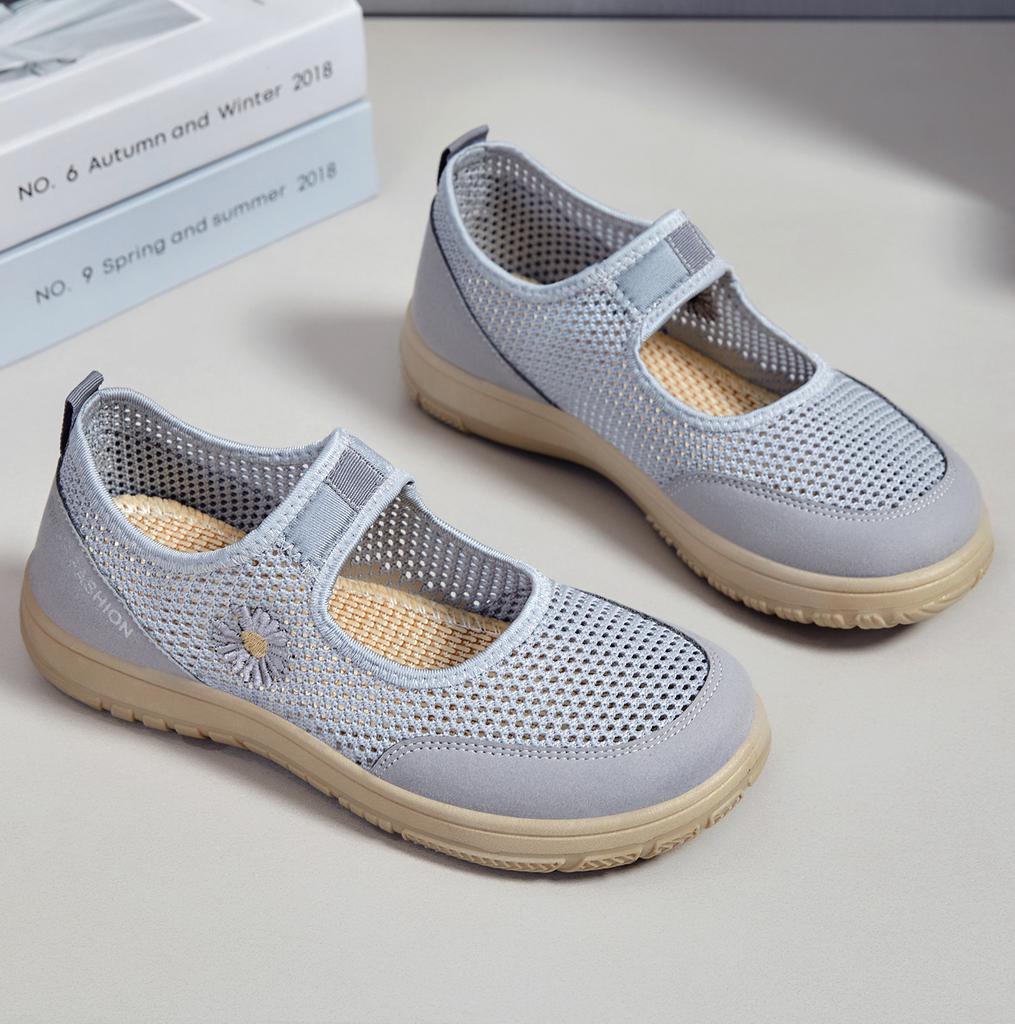 Fashion Women Shoes Breathable Vulcanized Shoes Fashion Comfortable Female Dance Work Shoes Breathable Mesh Casual Walking Shoes Ladies