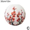 30cm Plum Blossom Round Paper Lantern Lamp Chinese Oriental Style Spring Festival Restaurant Wedding Home Decor Gifts