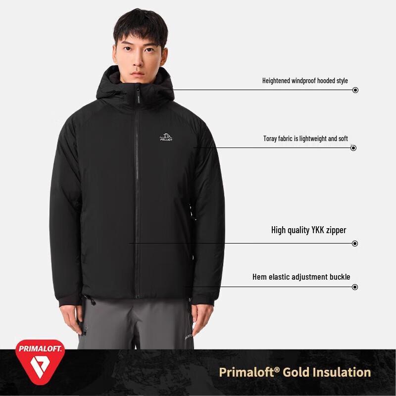 PELLIOT Мужская утепленная куртка для активного отдыха с утеплителем Primaloft Gold Label