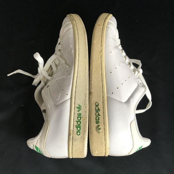 Adidas Stan Smith 2009 Зеленые Кожаные Кроссовки Без Лица 26.5 UK8 Белые(ИСПОЛЬЗОВАЛ)