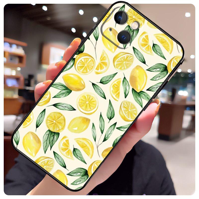 Фруктовый чехол Лимон для iPhone 16 Pro Max 14 13 12 11 15 17 Pro Max mini 15 16 Plus 16e 17 Air Чехол для телефона