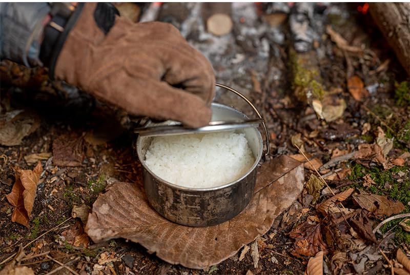 EVERNEW Backcountry Almi Pot Silver 122×67mm