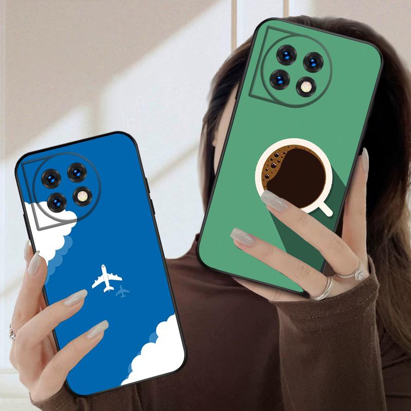 Мультяшный Ледяной Кот Для OnePlus 8 9 11 12 13 10 Pro 9RT 8T 12R Ace 3 5 2V Nord CE 2 4 Lite N20 SE 30 N200 силиконовый мягкий чехол для телефона