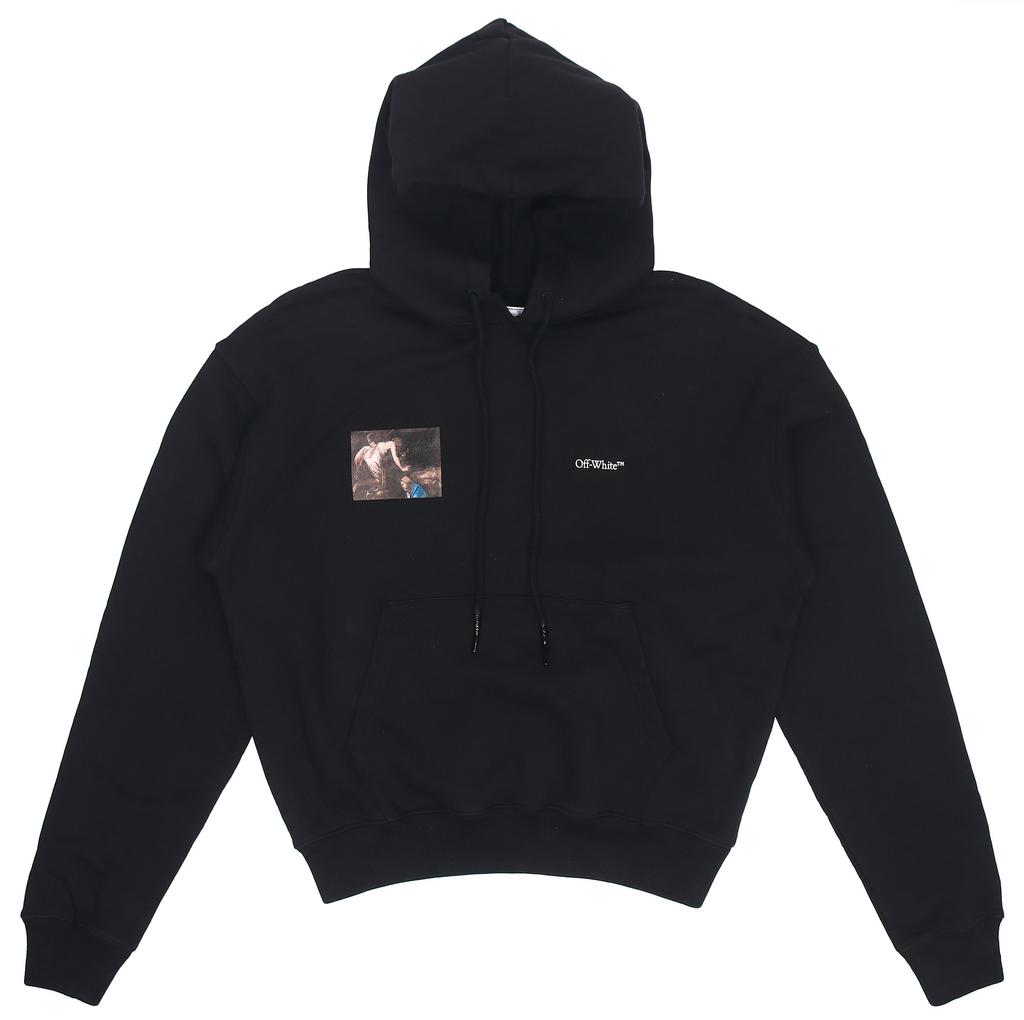 OFF WHITE Худи с принтом Ангела Караваджо OMBB037E20FLE0041010
