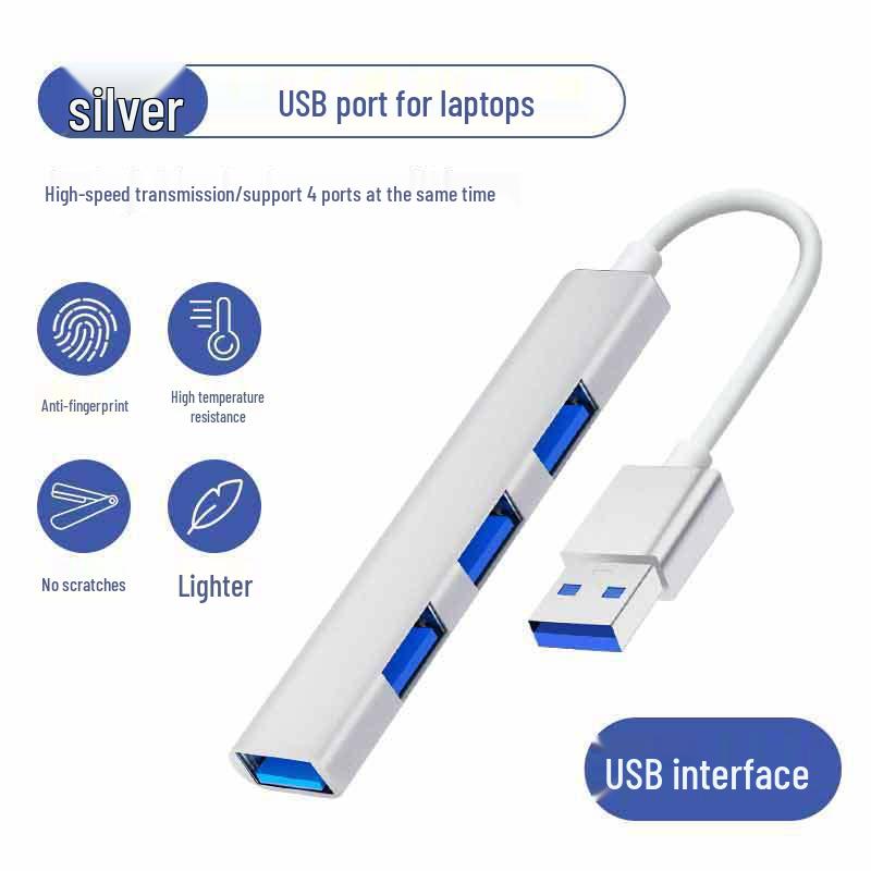 4-портовый USB 3.0 Type-C хаб-разветвитель для ноутбуков