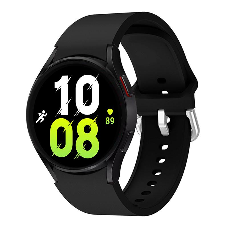 Оригинальный ремешок для Samsung Galaxy Watch 4/5/6 classic 47мм 43мм 44мм 40мм Силиконовый браслет без зазоров для Galaxy Watch 5 pro 45мм