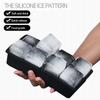 Big Ice Food Mold Giant Jumbo Large Food Grade Silicone Ice Cube Square Tray Mold DIY Ice Maker Ice Cube Tray4/6/8/15 Grid