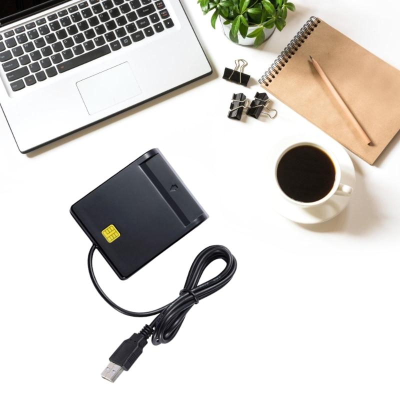 Обновленный USB-кардридер с функцией быстрого Plug & Play Маленький USB-кардридер Устройство для управления визитными карточками