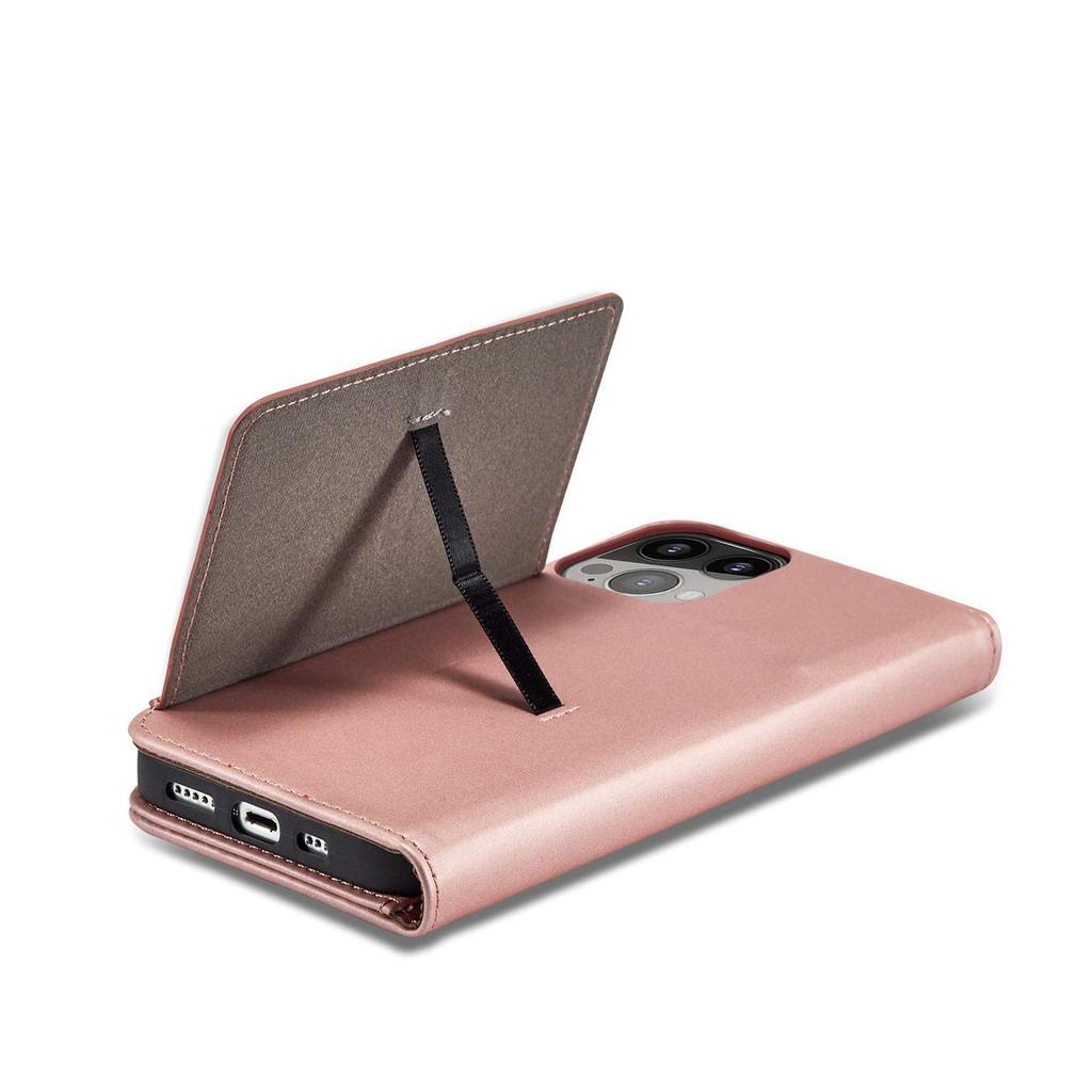 Samsung Galaxy S23 Wallet Case with Magnetic Closure & Stand - Pink