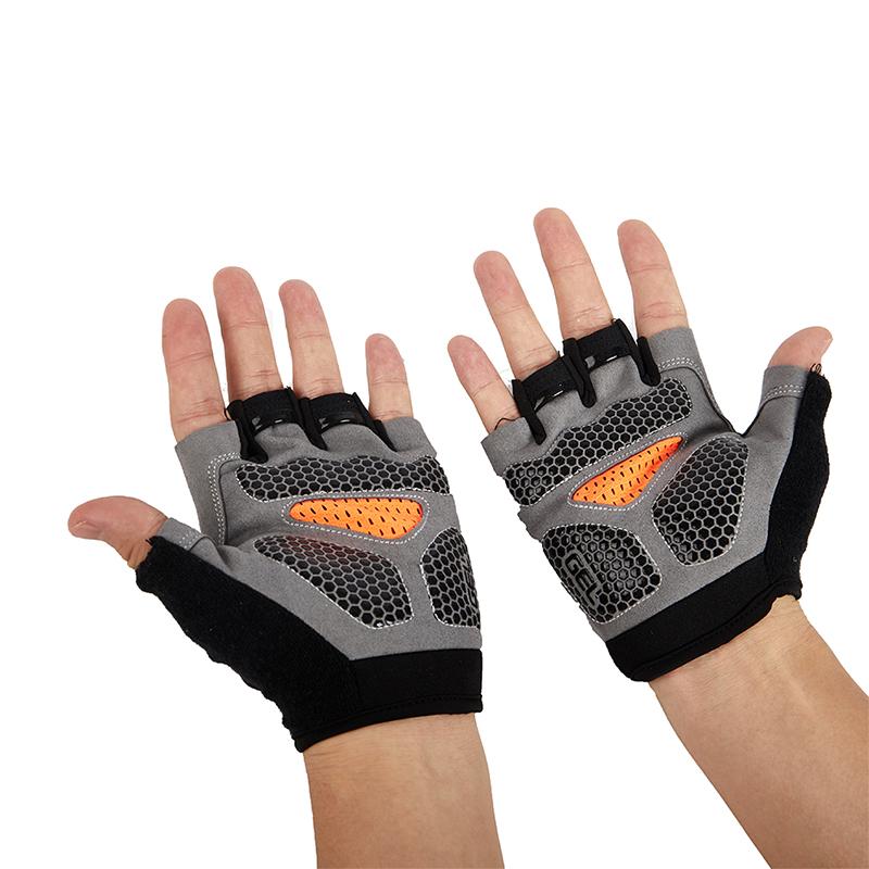 Cycling Non-Slip Breathable Bicycle Gloves Gel Pad Men Women Half Finger Gloves