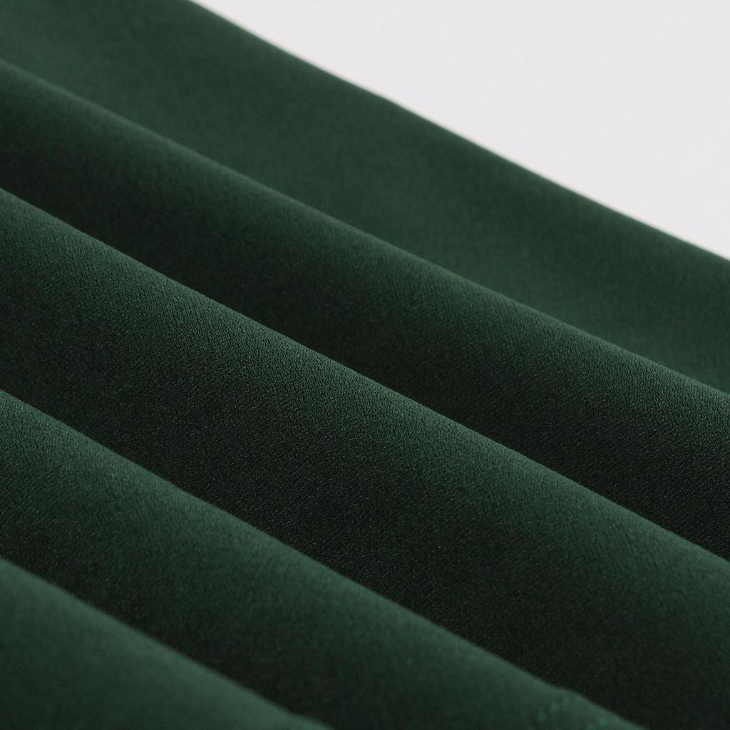 Платье-миди в стиле 50-х годов для женщин, с v-образным вырезом и рукавами 1/2, с поясом, расклешенными вечерними платьями, женская одежда для вечеринок и выходов в свет