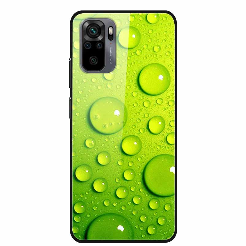 Закаленное Стекло Чехол для Redmi Note 10 Pro Чехол Жесткий Чехол для Xiaomi Redmi Note10 5G Чехол для Телефона Note10 Pro Fundas Бампер из ТПУ