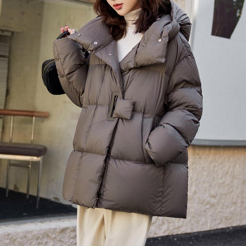 Women's High-End Short Winter Down Jacket - Thick Duck Down Korean Petite Version