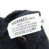 Pristine HERMES gloves Serie Metal Knit Navy cashmere Women S Used