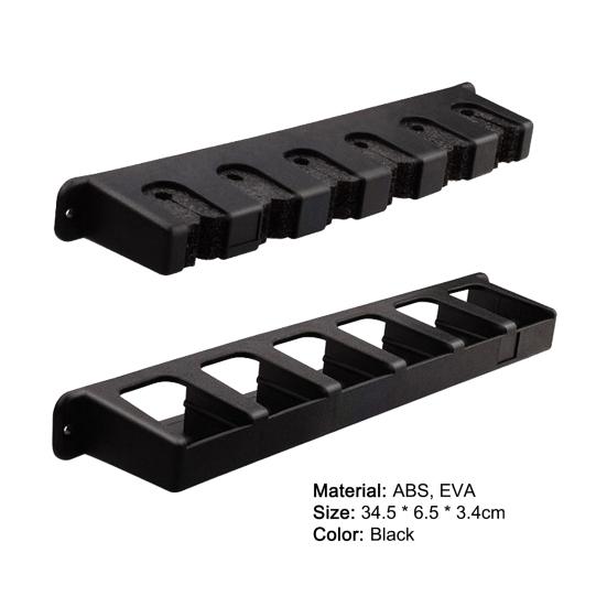 Кронштейн для удочки, противоскользящий, устойчивый к коррозии, экономит место, настенный стеллаж для хранения удочки, аксессуары для рыбалки