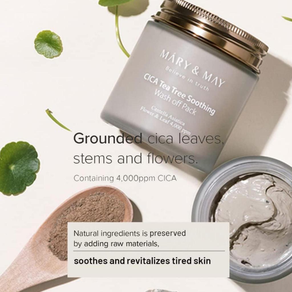 Mary&May CICA Tea Tree Soothing Wash Off Pack 125g