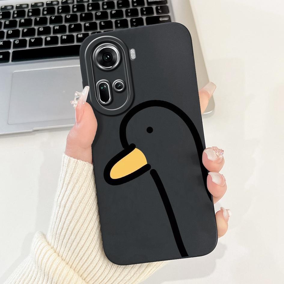 Чехол для OPPO Reno 11 5G CPH2599 Чехол Милый Панда Защита Камеры Мягкий Силиконовый Чехол для Телефона Для OPPO Reno11 Pro Reno 11F Coque