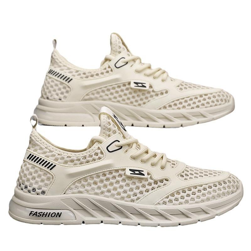 2024 Модные мужские сетчатые кроссовки Легкие кроссовки Летние сетчатые кроссовки Дышащая повседневная обувь Удобная мужская теннисная обувь